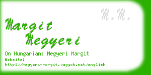 margit megyeri business card